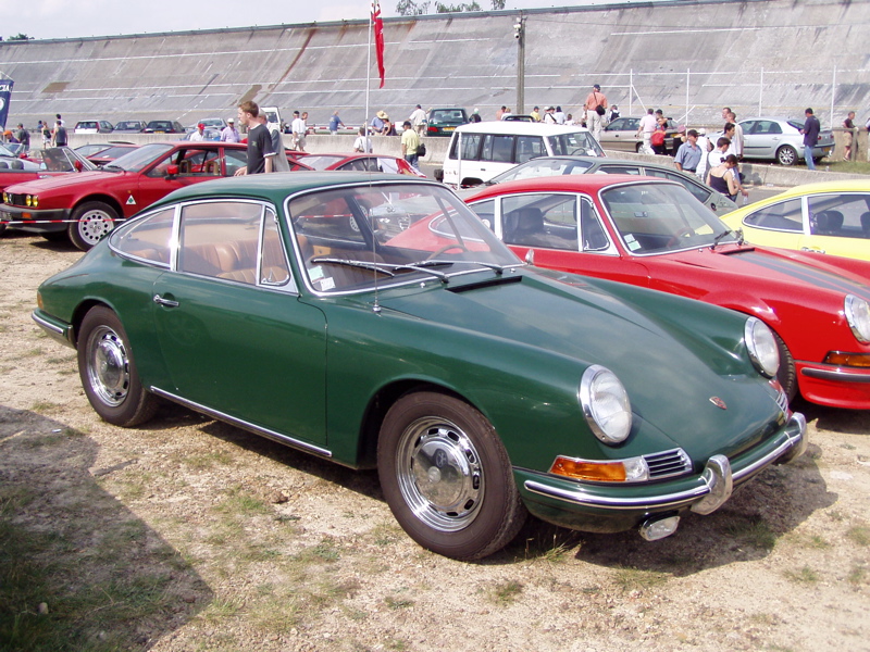 Porsche 911 verte