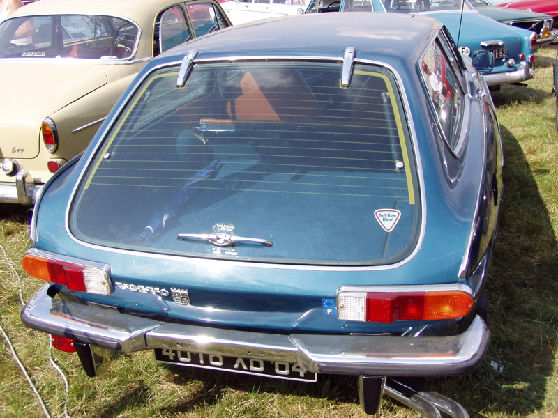 Volvo 1800 ES bleue intérieur