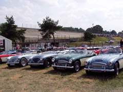 Brochette de Austin Healey