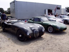 Jaguar D et E de course