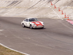 Porsche dans la chicane